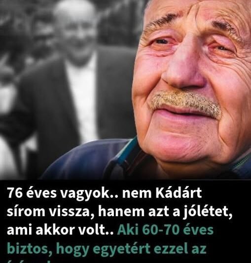 🕰️ 66 éves vagyok… Nem Kádárt siratom vissza, hanem azt a jólétet, ami akkor volt… Aki 60–70 éves, biztos, hogy egyetért ezzel az írással. Cikk a hozzászólásoknál 👇