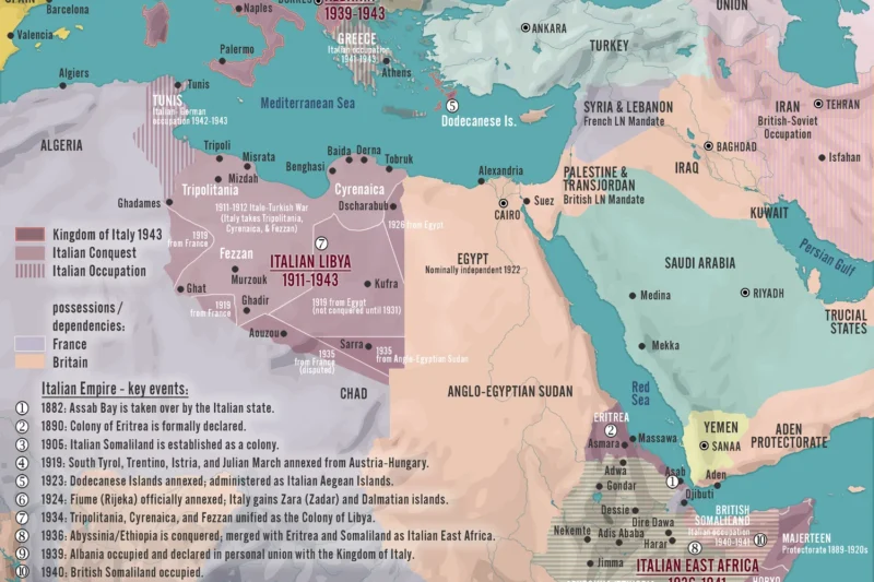 Az olasz gyarmatosítás galériája