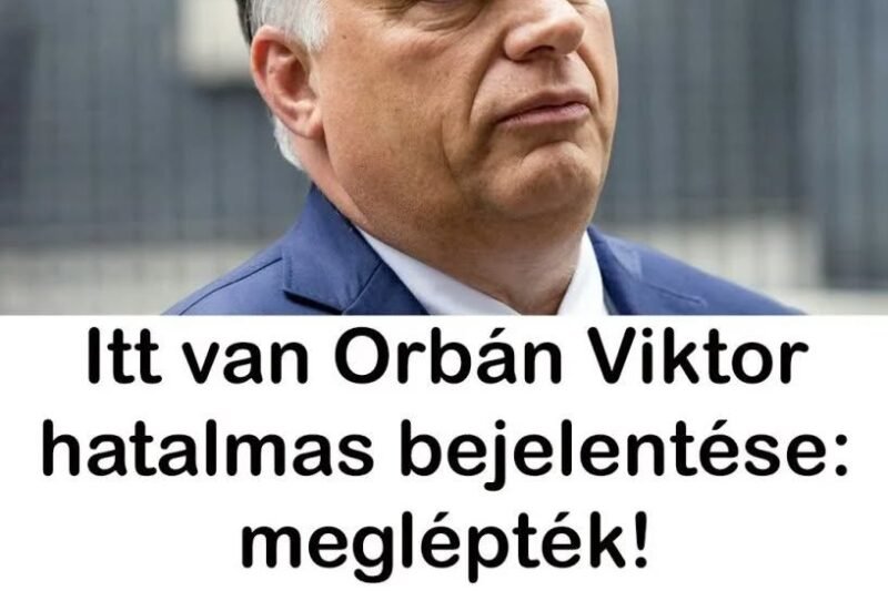 🚨😲 Orbán Viktor óriási bejelentése: Meglépték! Szenzációs, elképesztő – megcsinálták! 🎉🔥 👇 Nézd meg a részleteket a kommenteknél!