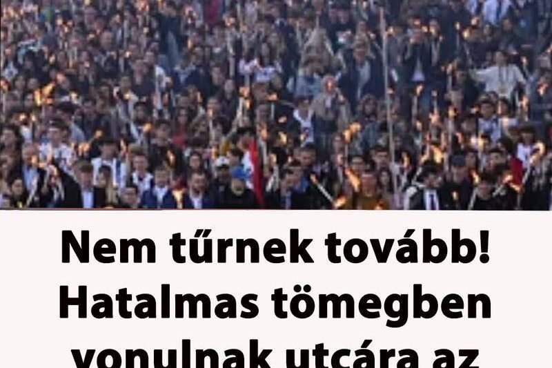 😱 Nem tűrnek tovább! Hatalmas tömeg vonul az utcára Budapesten – Mi történik valójában? 🔥