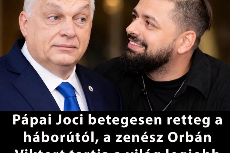 😳 Pápai Joci bevallotta: betegesen retteg a háborútól! 💔 Ráadásul a zenész szerint Orbán Viktort tartja a világ legjobb politikusának 🎵🤯  👇𝐂𝐢𝐤𝐤 𝐚 𝐡𝐨𝐳𝐳𝐚́𝐬𝐳𝐨́𝐥𝐚́𝐬𝐨𝐤𝐧𝐚́𝐥! 👇