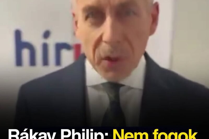 Újra megszólalt Rákay Philip – figyelemfelkeltő kijelentést tett