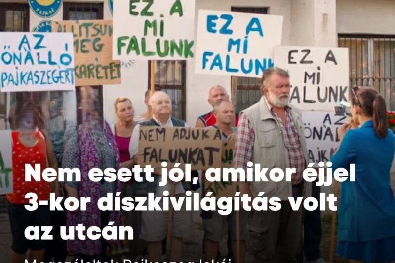Megszólaltak Pajkaszeg lakói a csütörtöki, nagy visszhangot kiváltó bejelentés után az A mi kis falunk kapcsán