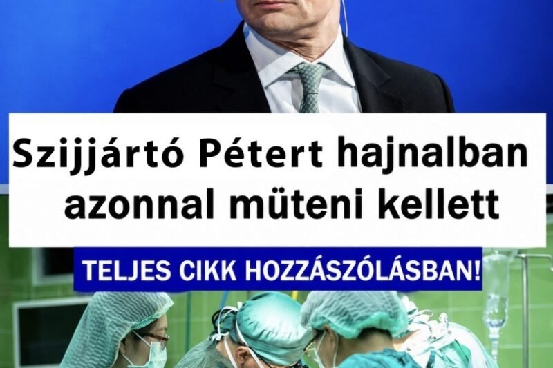 Új információk Szijjártó Péter állapotáról: egyre több részlet derül ki