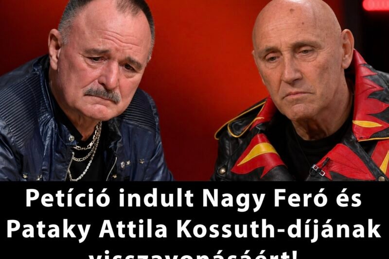 Petíció indult Nagy Feró és Pataky Attila Kossuth-díjának ügyében: vita alakult ki a díjak körül