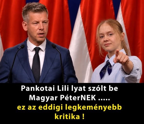 Pankotai Lili kemény üzenetet küldött Magyar Péternek – ez most az eddigi legerősebb megszólalása 😮